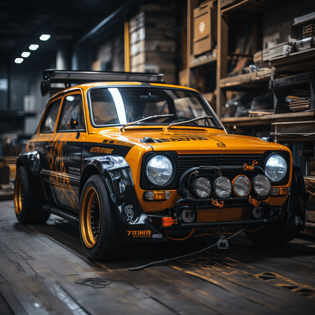 Modified-Maruti-800-car-in-viberant-yellow-color